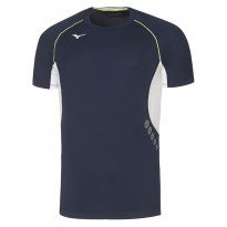 Mizuno T-Shirt Premium JPN Tee Uomo Blu/Bianco